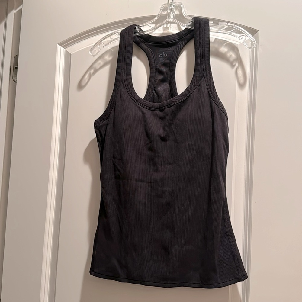 ALO racerback tank black